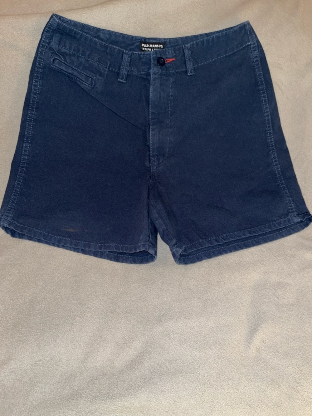 Vintage Polo Jeans Co by Ralph Lauren Navy Blue Women's Jean Shorts